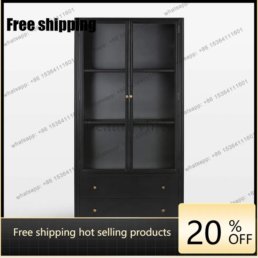 LD American-style solid wood vintage sideboard for small apartments and bedroom storage cabinets
LD American-style solid wood vintage sideboard for small apartments and bedroom storage cabinets