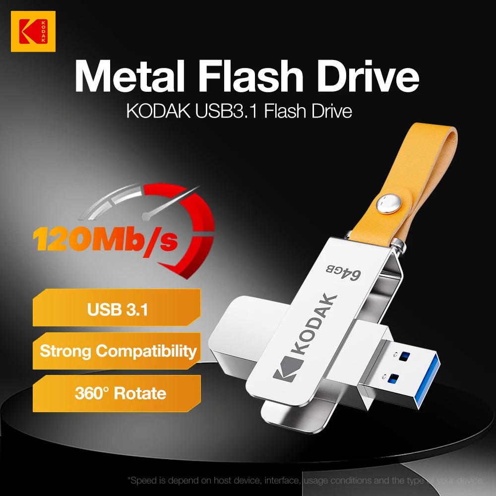 KODAK USB флэш-накопитель 32 ГБ 64 ГБ 128 ГБ водонепроницаемый USB3.1 флэш-накопитель U диск мини-металлические флэш-накопители для настольного ноутбука ПК
KODAK USB флэш-накопитель 32 ГБ 64 ГБ 128 ГБ водонепроницаемый USB3.1 флэш-накопитель U диск мини-металлические флэш-накопители для настольного ноутбука ПК