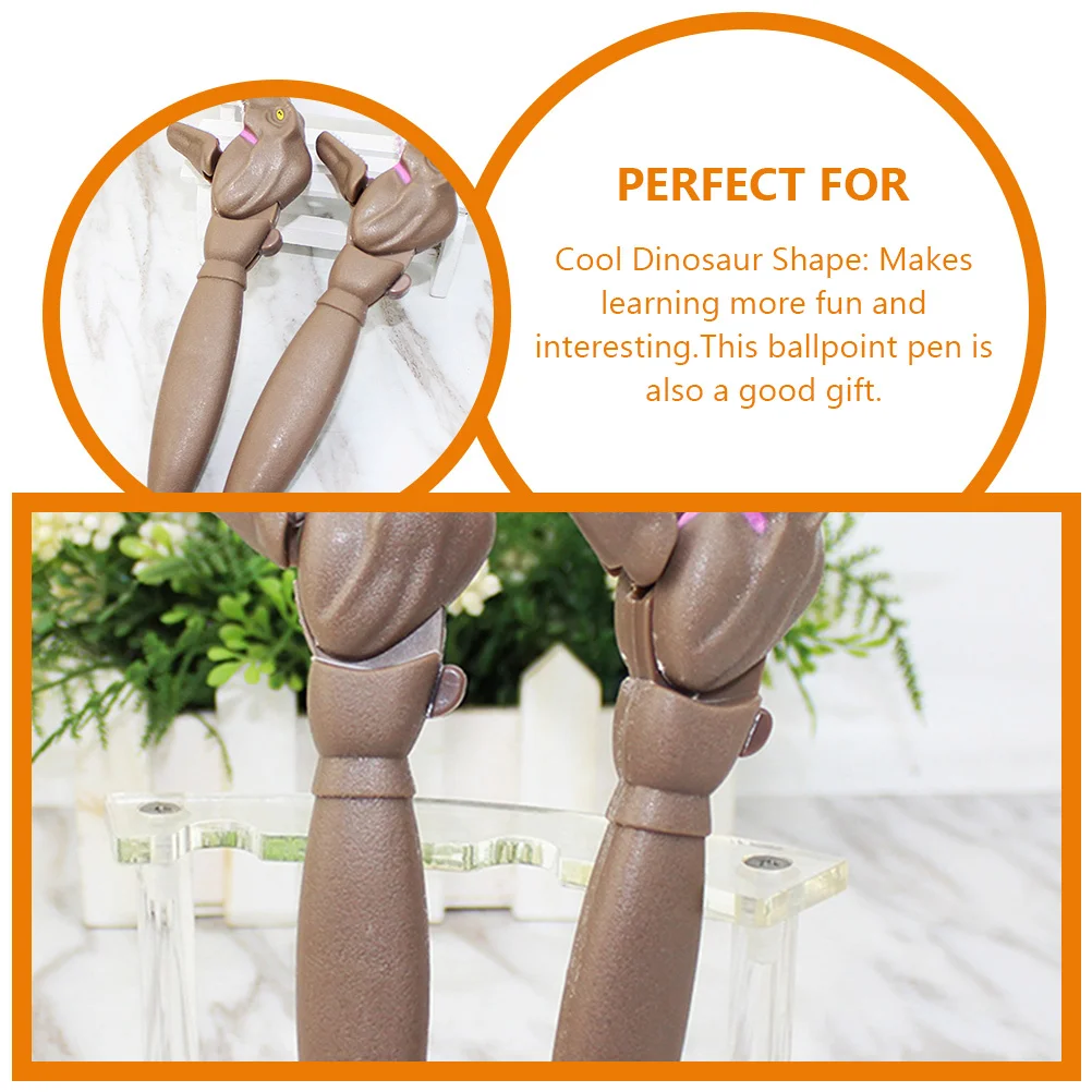 2Pcs Dinosaur Shape Ballpoint Pens Multi-Function Writing Tools Portable School Supplies Gift Ball Point Pen Lightweight Pens
2Pcs Dinosaur Shape Ballpoint Pens Multi-Function Writing Tools Portable School Supplies Gift Ball Point Pen Lightweight Pens