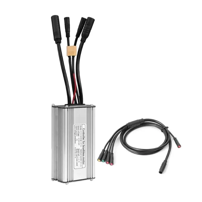 HFES Electric Bike Controller KT-25A Waterproof Sine Wave Controller 36V 48V XT60 Brushless 750W With 1T5 Cable 2Pin E-Brakes
HFES Electric Bike Controller KT-25A Waterproof Sine Wave Controller 36V 48V XT60 Brushless 750W With 1T5 Cable 2Pin E-Brakes
