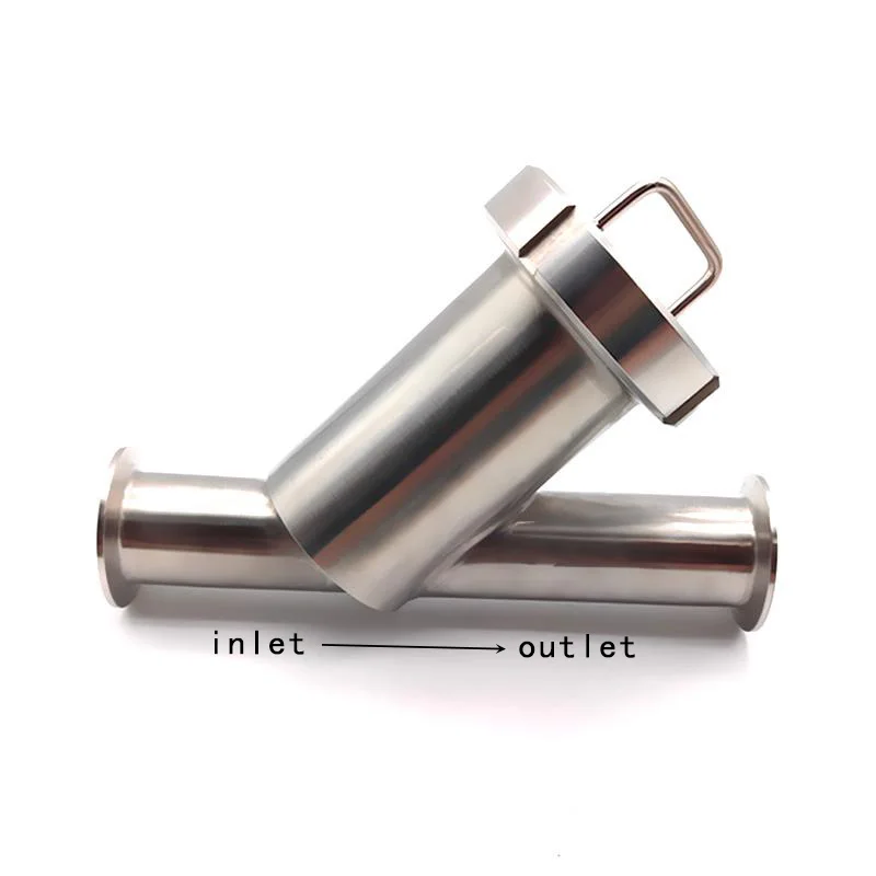 SS304 Sanitary Tri Clamp Y Type Filter 1" 1.5" 2" 100 Mesh Inline Strainer for Homebrew Beer Water Oil Sanitary Pipe Fittings
SS304 Sanitary Tri Clamp Y Type Filter 1" 1.5" 2" 100 Mesh Inline Strainer for Homebrew Beer Water Oil Sanitary Pipe Fittings