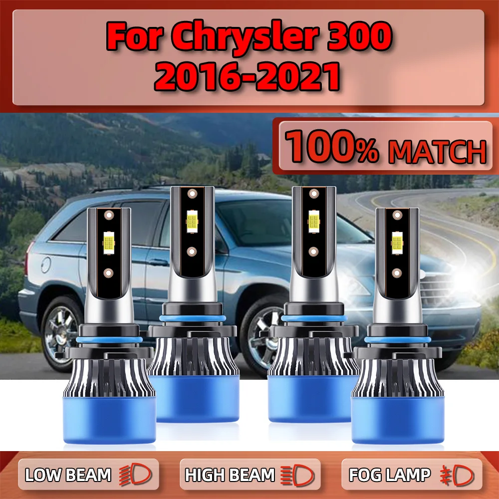 Canbus LED Headlights Bulbs 240W 40000LM Auto Lamps 6000K White Plug&Play 12V For Chrysler 300 2016 2017 2018 2019 2020 2021
Canbus LED Headlights Bulbs 240W 40000LM Auto Lamps 6000K White Plug&Play 12V For Chrysler 300 2016 2017 2018 2019 2020 2021