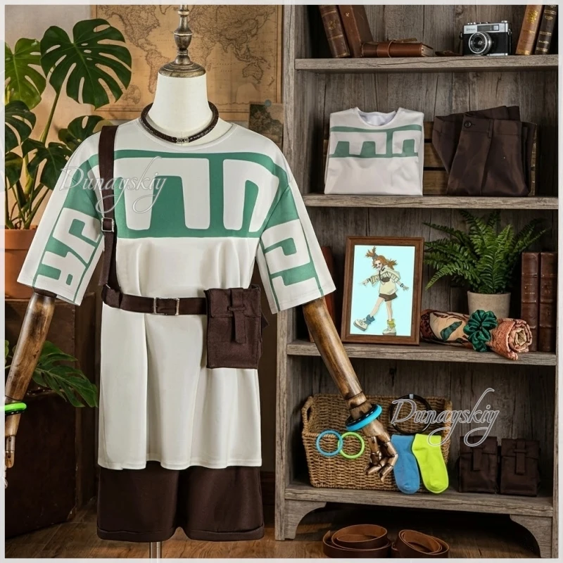 Anime Gachiakuta Remlin Tysark Cosplay Costume Casual Daily Street Outfit Print Top Bracelet Socks Hair Tie Crossbody Pack Comi
Anime Gachiakuta Remlin Tysark Cosplay Costume Casual Daily Street Outfit Print Top Bracelet Socks Hair Tie Crossbody Pack Comi