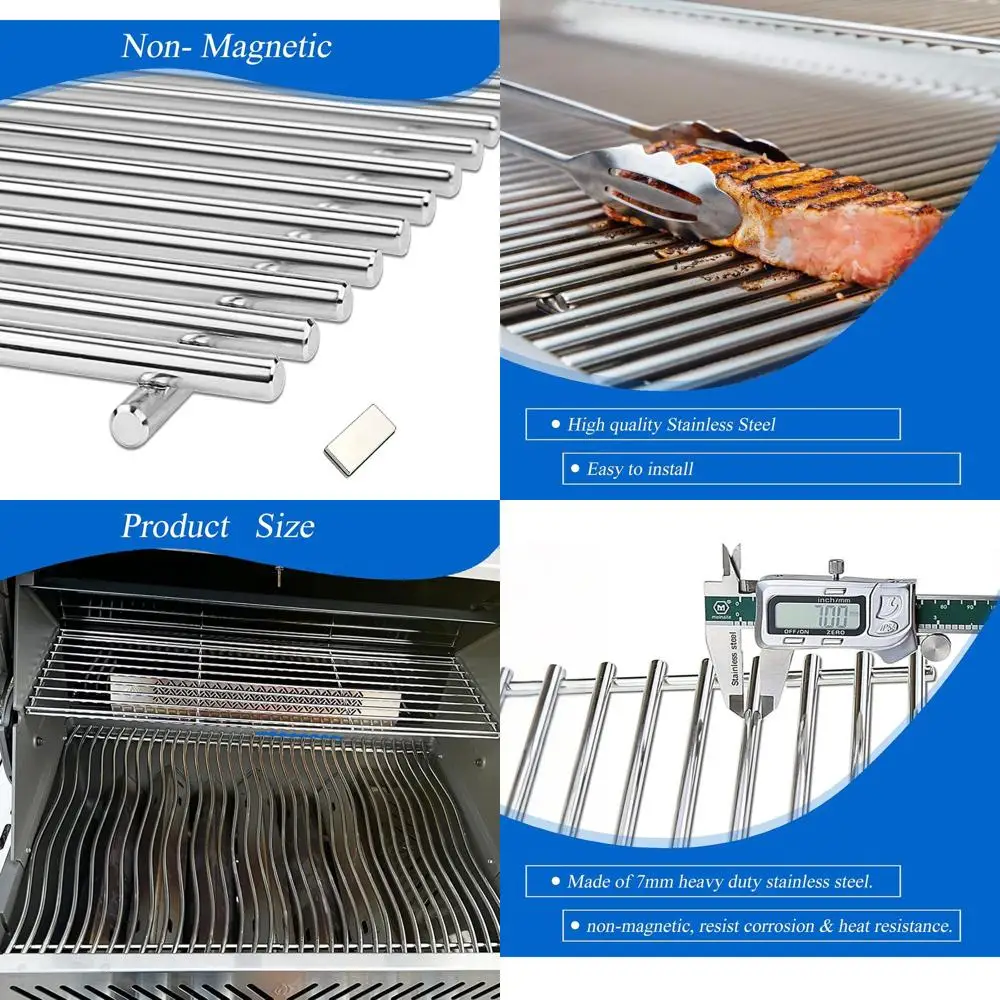 3-Pack 16.75 Stainless Steel Replacement Cooking Grids for Napoleon Triumph 410 Grills
3-Pack 16.75 Stainless Steel Replacement Cooking Grids for Napoleon Triumph 410 Grills