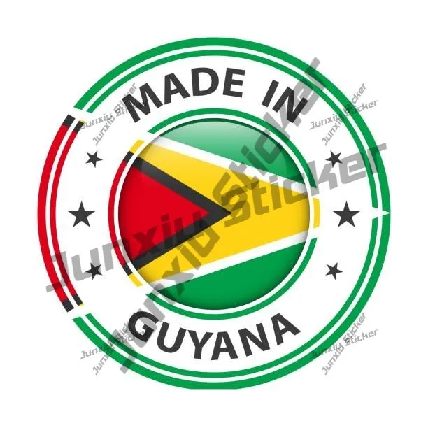 Made In Guyana Sticker With Stars And National Flag Sign Pvc Boat Accessories Style For Car Body Refrigerator Wall Stickers Pvc
Made In Guyana Sticker With Stars And National Flag Sign Pvc Boat Accessories Style For Car Body Refrigerator Wall Stickers Pvc
