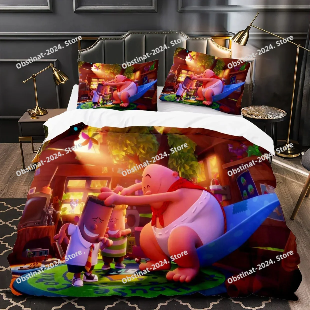 Cartoon Captain Underpants 3D Printed Duvet Cover Pillowcase Bedding Set Twin Full Queen King Size for Bedroom Decor
Cartoon Captain Underpants 3D Printed Duvet Cover Pillowcase Bedding Set Twin Full Queen King Size for Bedroom Decor