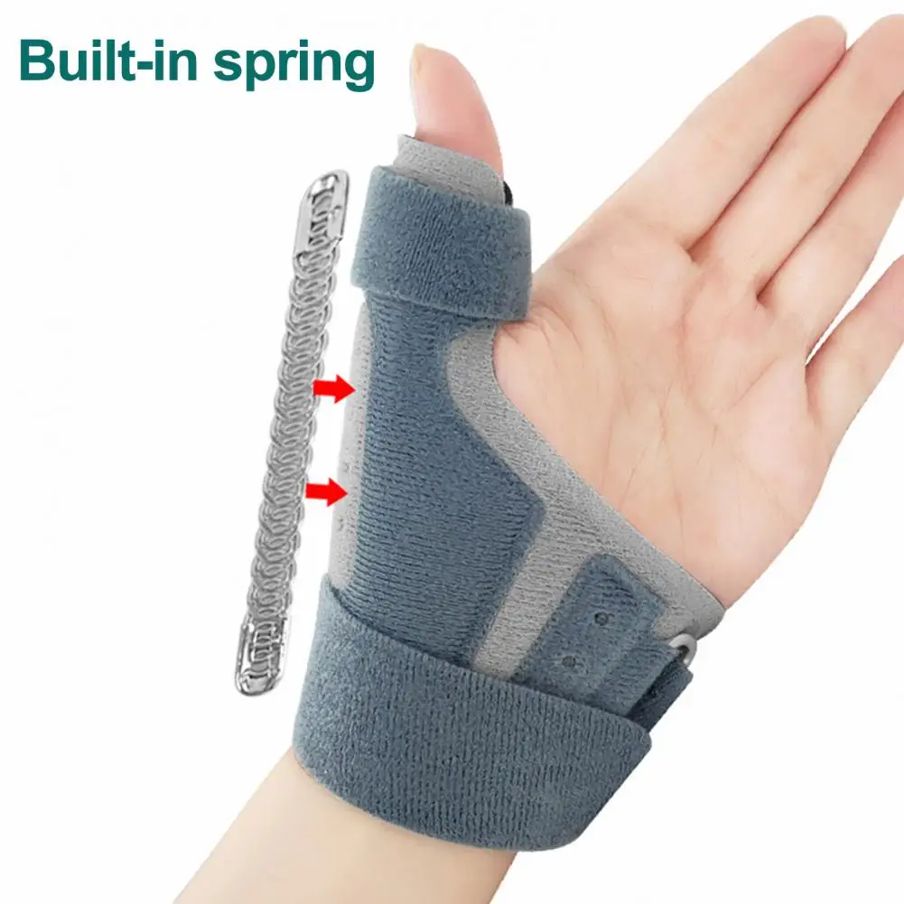 Sports Thumb Support Brace Spring Finger Protection Wrist Guard Thumb Spica Splint Perforated Thumb Brace Thumbs Protector
Sports Thumb Support Brace Spring Finger Protection Wrist Guard Thumb Spica Splint Perforated Thumb Brace Thumbs Protector