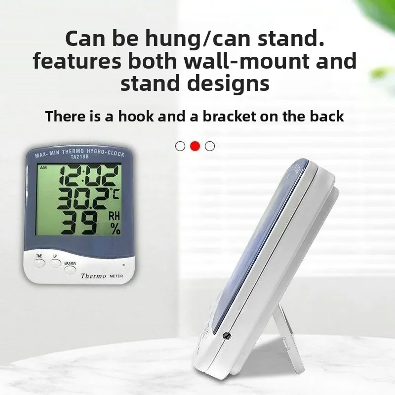 Temperature and Humidity Meter TA218A/B/D External Temperature Sensor Household Electronic Thermohygrometer
Temperature and Humidity Meter TA218A/B/D External Temperature Sensor Household Electronic Thermohygrometer