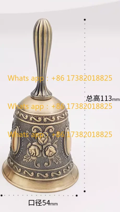5PCS Handbells Call Brass Wedding Bells Craft Souvenirs School Chapel Bar Hotel Vintage Dinner Hans Christmas Bell
5PCS Handbells Call Brass Wedding Bells Craft Souvenirs School Chapel Bar Hotel Vintage Dinner Hans Christmas Bell