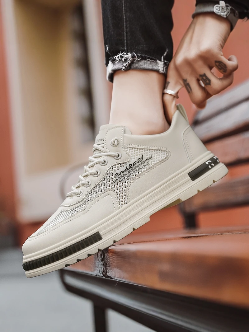 Men's Summer Breathable Mesh Anti-Slip Casual Outdoor Sports Shoes Lightweight Soft Bottom Work Shoes British Style
Men's Summer Breathable Mesh Anti-Slip Casual Outdoor Sports Shoes Lightweight Soft Bottom Work Shoes British Style