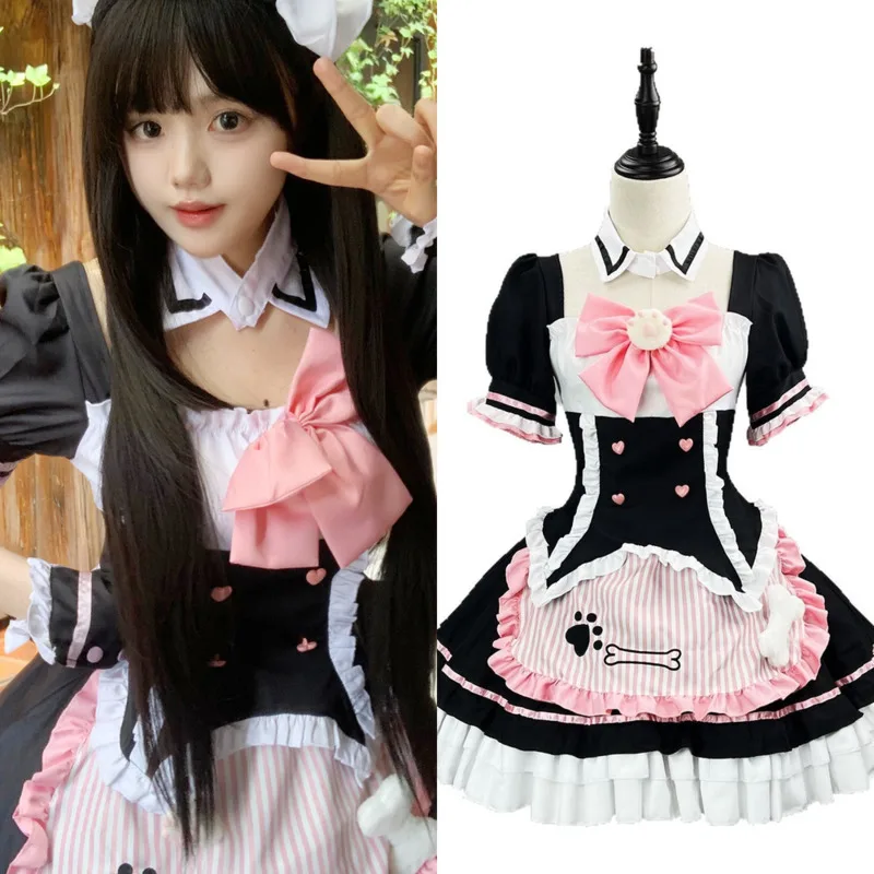 Bow Y2K Dresses Set Lolita Cute Ladyboy Cosplay Cat Paw Tie Embroidered Maid Outfit Lolita Midi Dresses Mini A-line Skirt New
Bow Y2K Dresses Set Lolita Cute Ladyboy Cosplay Cat Paw Tie Embroidered Maid Outfit Lolita Midi Dresses Mini A-line Skirt New