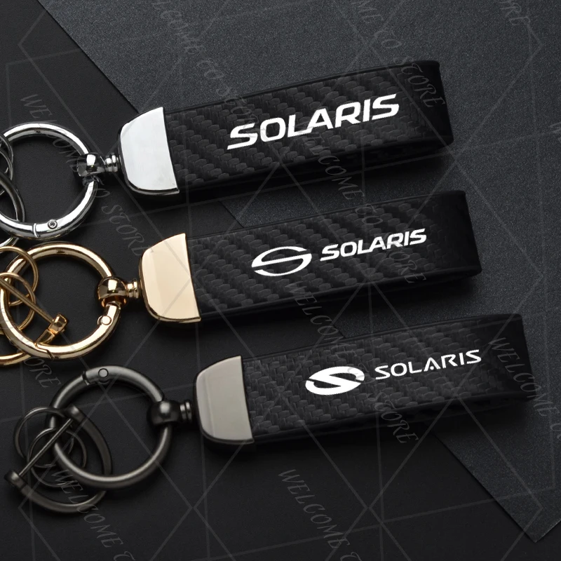 2025 For Solaris LOGO VERNA Rio Creta Ix25 KRS KRX Woman Men Carbon Leather Keyring Car Keychain Key Chain Accessories
2025 For Solaris LOGO VERNA Rio Creta Ix25 KRS KRX Woman Men Carbon Leather Keyring Car Keychain Key Chain Accessories