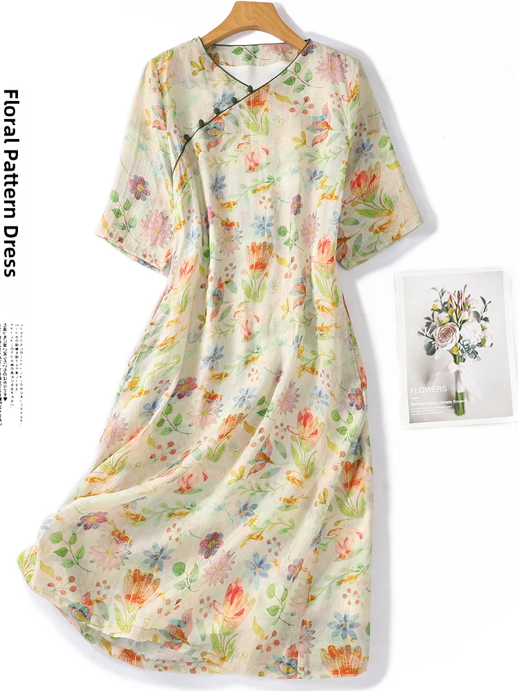 Retro Print Cotton Linen Qipao Dr High Waist A-Line Skirt ort Sve Mid-Length Vintage Chinese Sle One-Piece Dr
Retro Print Cotton Linen Qipao Dr High Waist A-Line Skirt ort Sve Mid-Length Vintage Chinese Sle One-Piece Dr