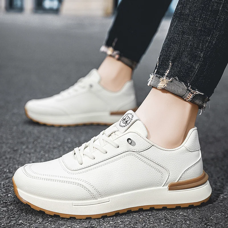 Trendy Men Shoes All Seasons Leather Casual Sneakers Korean Style Fashion Running Shoes Non-slip Wear-resistant Mens Sports Shoe
Trendy Men Shoes All Seasons Leather Casual Sneakers Korean Style Fashion Running Shoes Non-slip Wear-resistant Mens Sports Shoe