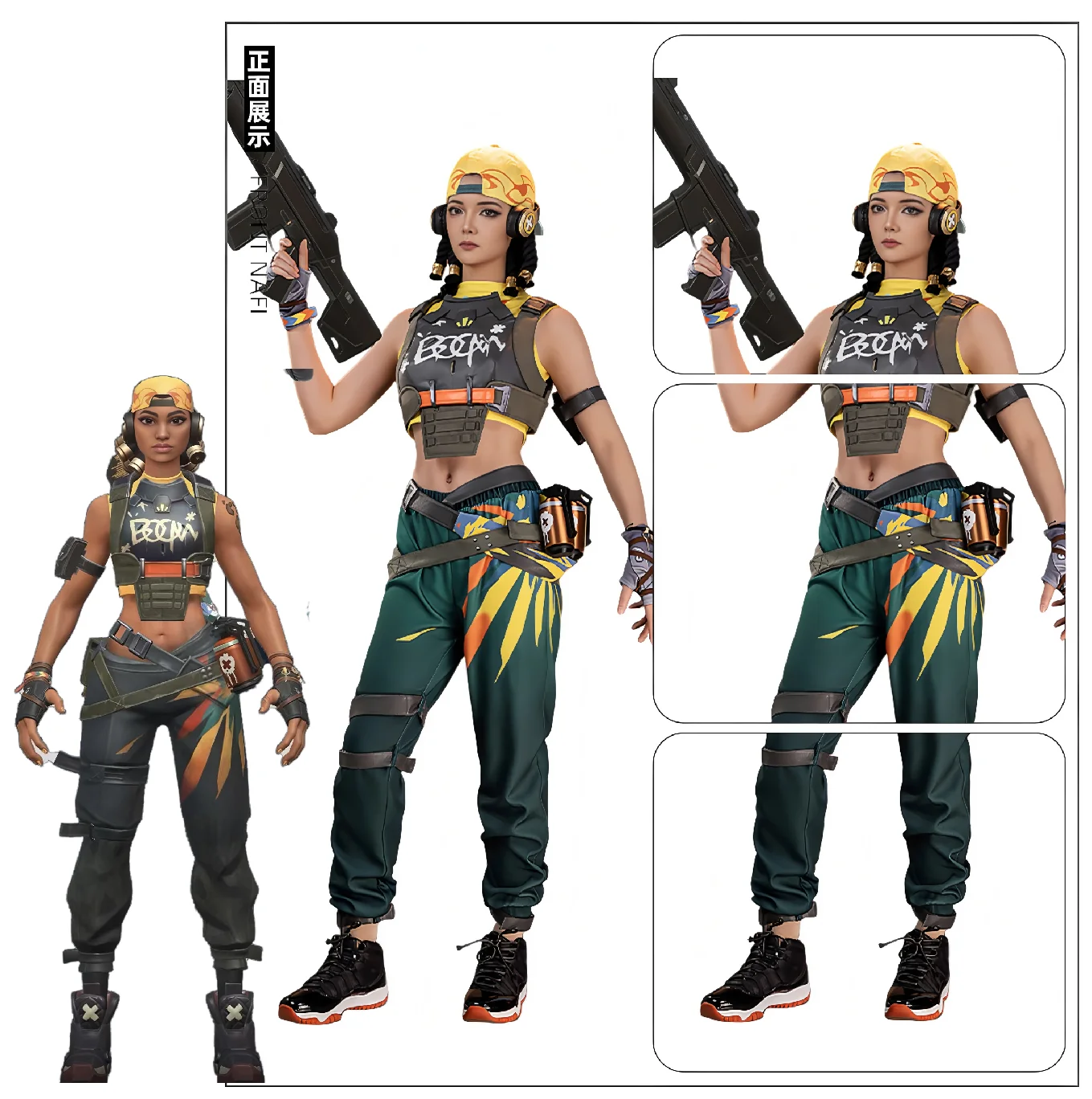 Game VALORANT Raze Cosplay Costume uniform Halloween Anime carnival Party christmas Play Role cothes Comic Con Clothing
Game VALORANT Raze Cosplay Costume uniform Halloween Anime carnival Party christmas Play Role cothes Comic Con Clothing