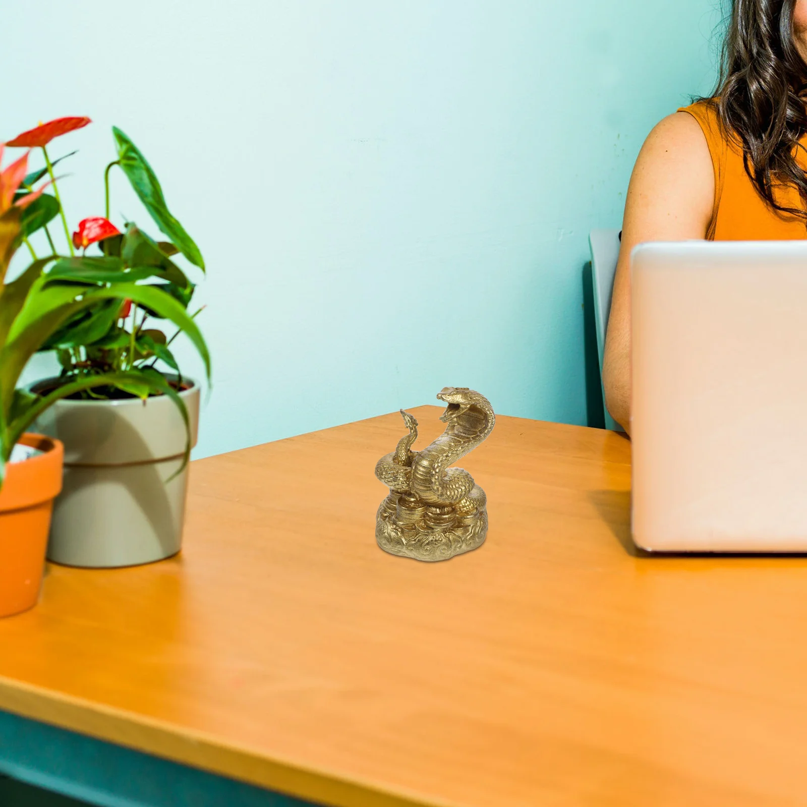 Creative Brass Snake Adornment Portable Exquisite Craft Perfect for Home Office Car Desktop Decor Brass Snake Statue
Creative Brass Snake Adornment Portable Exquisite Craft Perfect for Home Office Car Desktop Decor Brass Snake Statue