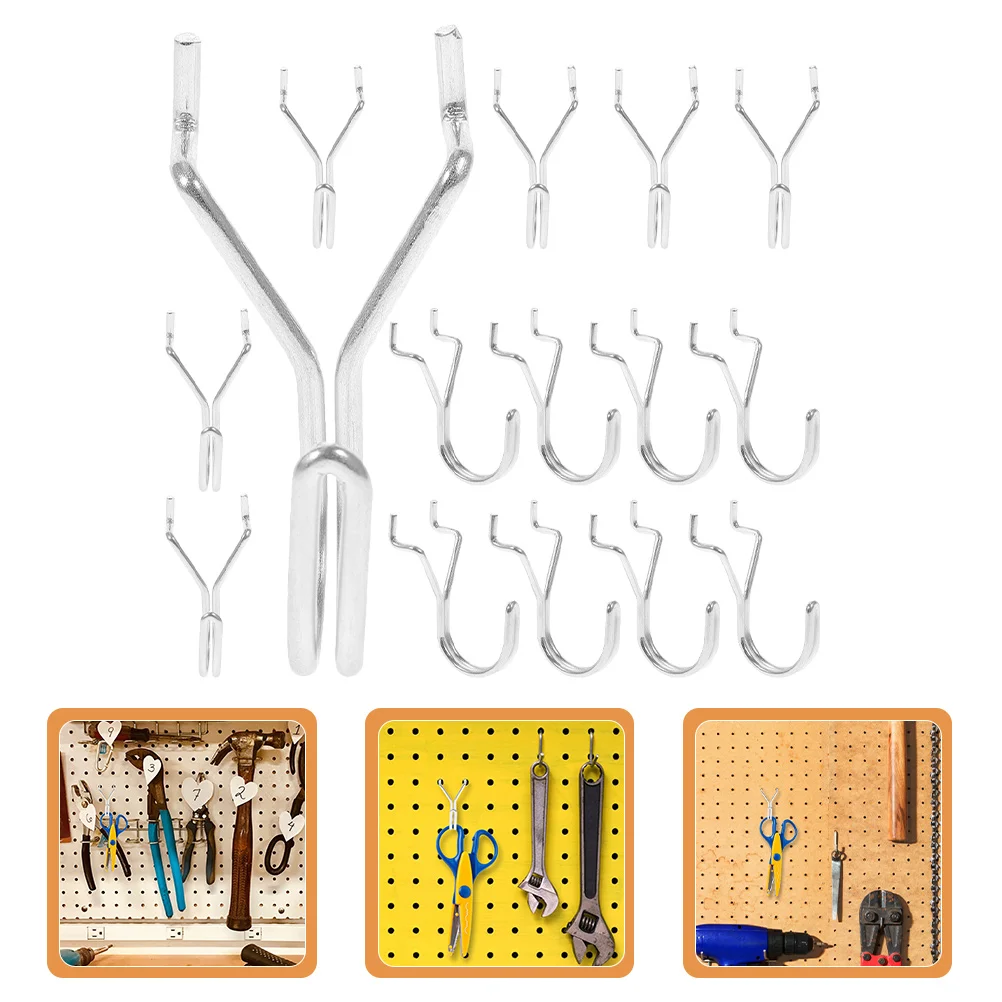 15 Pcs Tool Hook Shelving Hooks Pegboard Hanger Heavy Duty Clothes Rack Hangers Iron Garage for Store Shop Tools
15 Pcs Tool Hook Shelving Hooks Pegboard Hanger Heavy Duty Clothes Rack Hangers Iron Garage for Store Shop Tools