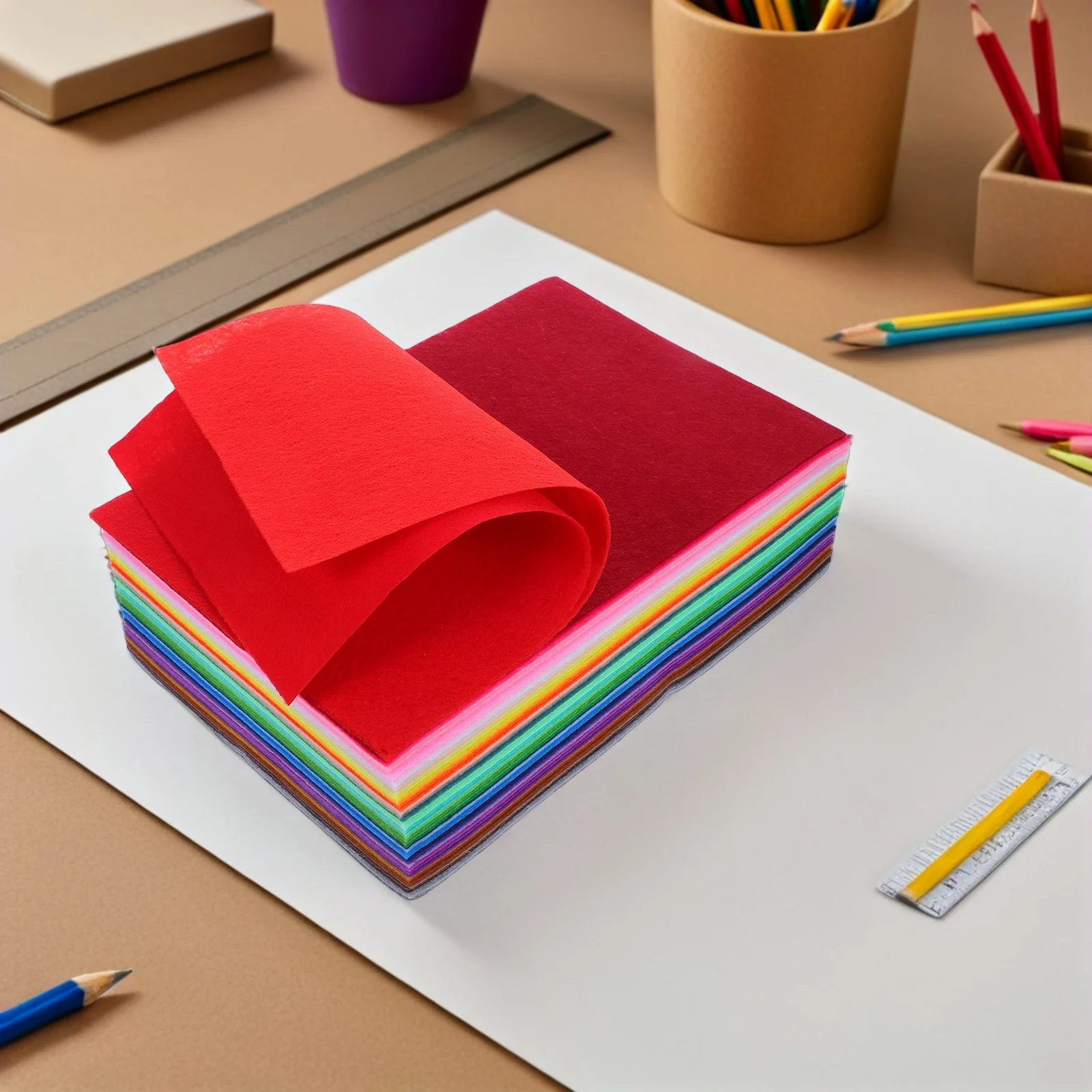 66Pcs Craft Felt Fabric Sheets Multicolor 11.79x7.78in DIY Patchwork Sewing Fabric for School Projects Party Decor Supplies
66Pcs Craft Felt Fabric Sheets Multicolor 11.79x7.78in DIY Patchwork Sewing Fabric for School Projects Party Decor Supplies