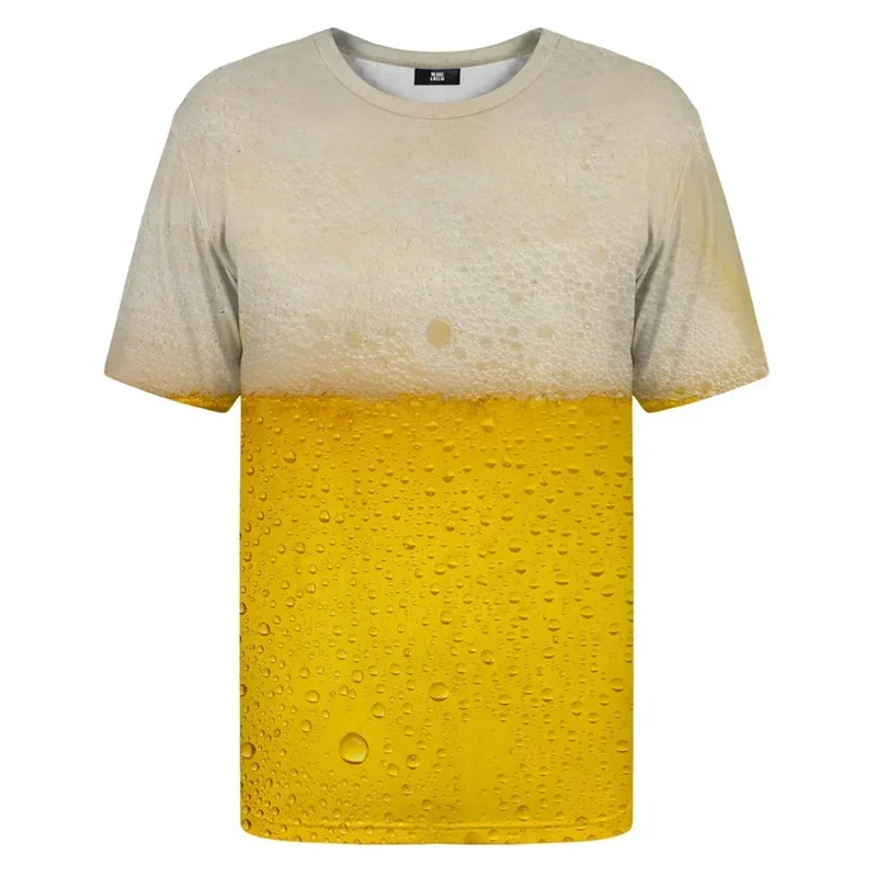 2025 Summer street wear, oversized T-shirt, 3D-printed beer, interesting and novel top for men, fashionable short-sleeved shirt
2025 Summer street wear, oversized T-shirt, 3D-printed beer, interesting and novel top for men, fashionable short-sleeved shirt