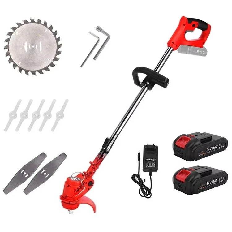 24V Electric Grass Trimmer Cordless Lawn Mower Hedge 800W Garden Pruning Rechargeables Portable Trimming Tools
24V Electric Grass Trimmer Cordless Lawn Mower Hedge 800W Garden Pruning Rechargeables Portable Trimming Tools