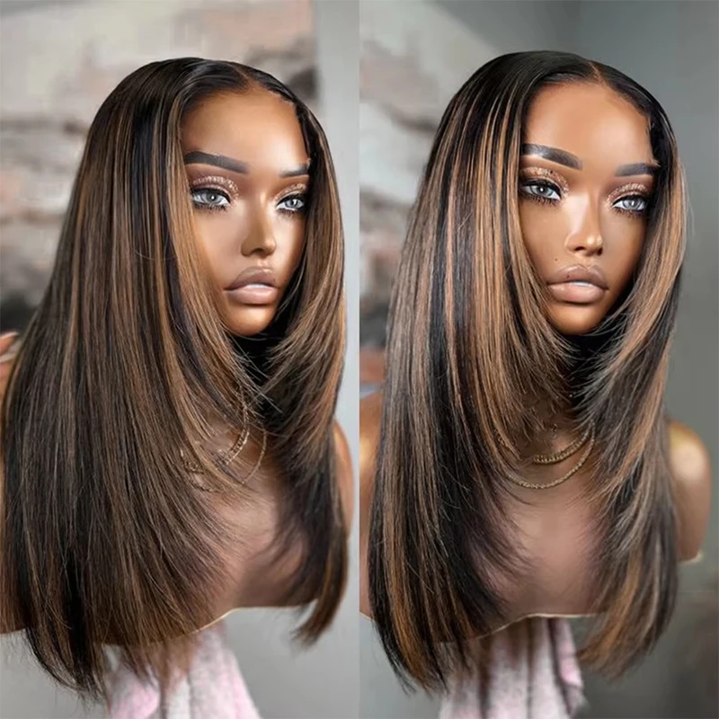 Highlight 1B/30 Straight 13x4 HD Transparent lace front human hair wig 30 Inch Brazilian Colored Pre Plucked For Black Women wig
Highlight 1B/30 Straight 13x4 HD Transparent lace front human hair wig 30 Inch Brazilian Colored Pre Plucked For Black Women wig