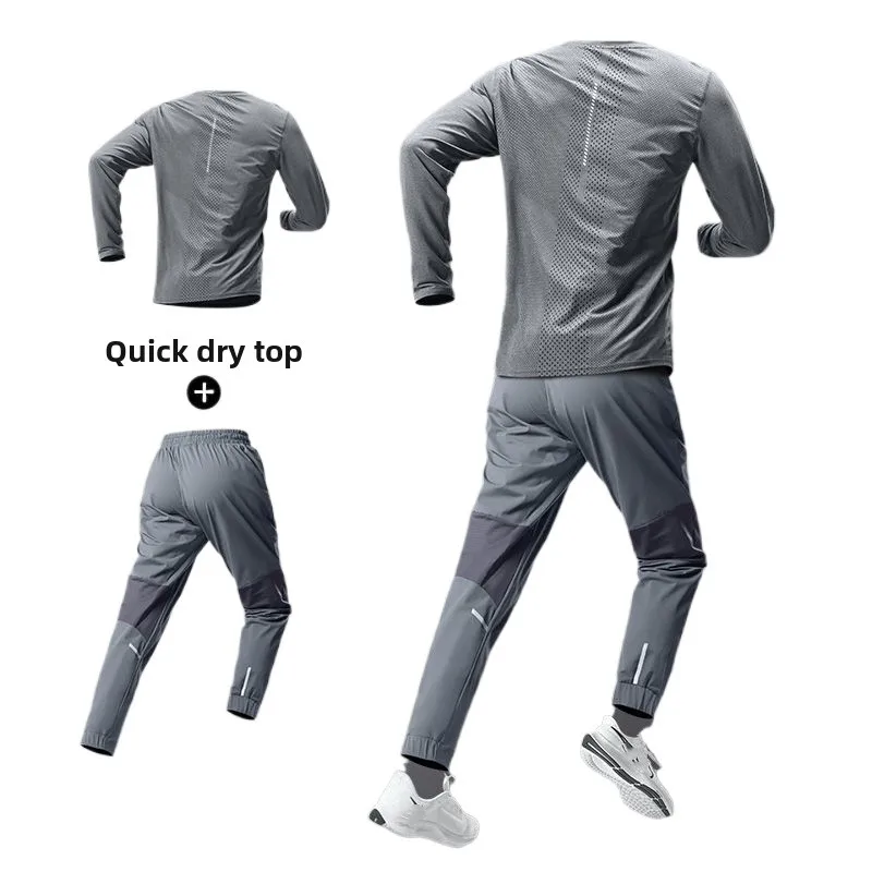 Quality Training Clothes Sets Men Quick Dry Sweatsuits Breathable Jogging Fitness Tracksuits Sweatshirts Sweating T-shirts Pants
Quality Training Clothes Sets Men Quick Dry Sweatsuits Breathable Jogging Fitness Tracksuits Sweatshirts Sweating T-shirts Pants