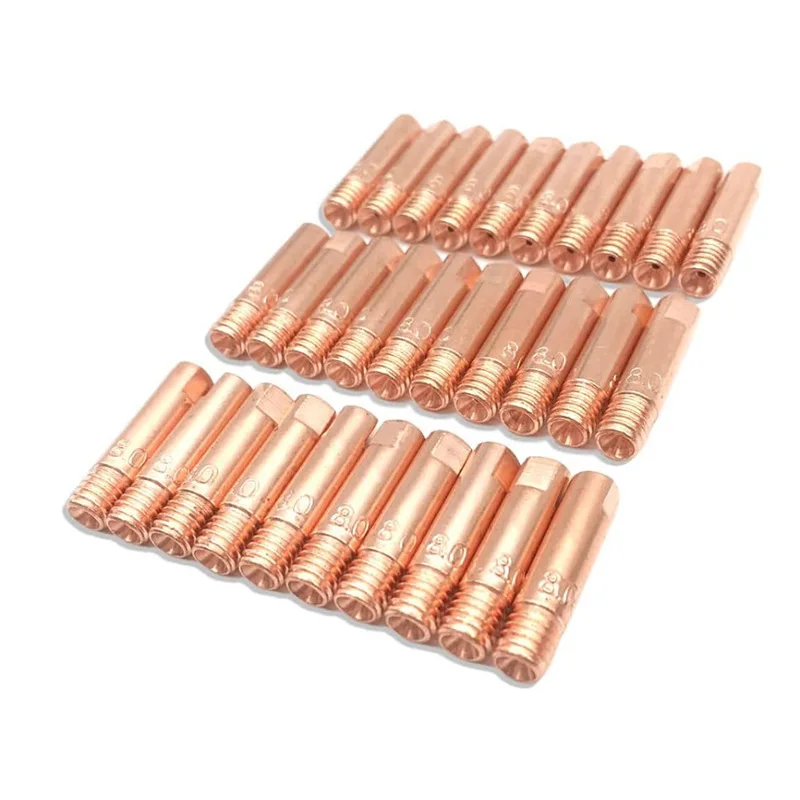 Наконечники токопроводящие для сварочных горелок MIG 15AK, 0.8/1.0/1.2 мм, 30 шт.
Наконечники токопроводящие для сварочных горелок MIG 15AK, 0.8/1.0/1.2 мм, 30 шт.