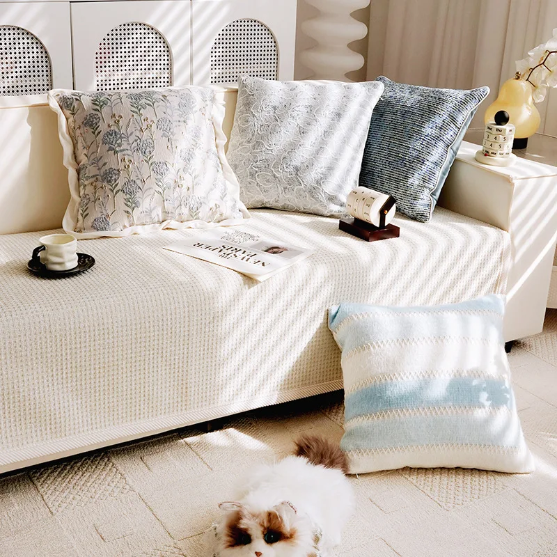 30x50/45x45cm Light Luxury Blue Premiumthrowpillow Cover Nordic Simplicity Cushion Cover Flower Stripe Decorationpillowcase
30x50/45x45cm Light Luxury Blue Premiumthrowpillow Cover Nordic Simplicity Cushion Cover Flower Stripe Decorationpillowcase