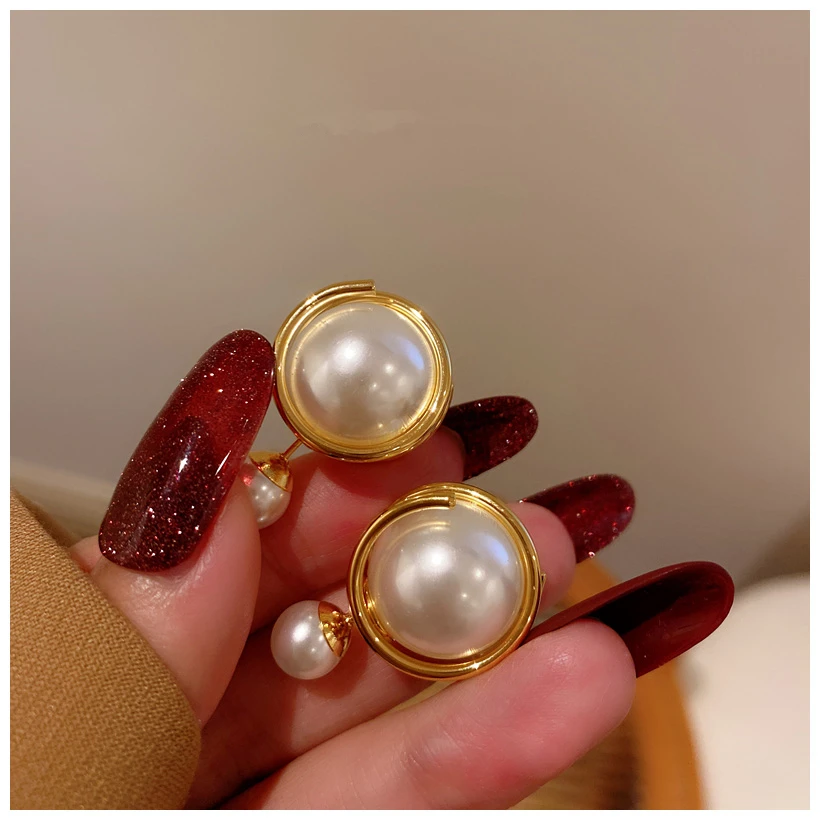 Stud Earrings For Women S925 Pearl Round Vintage Luxury Gold Color Drop Earring Fine Jewelry Accessory Party Birthday Gifts
Stud Earrings For Women S925 Pearl Round Vintage Luxury Gold Color Drop Earring Fine Jewelry Accessory Party Birthday Gifts