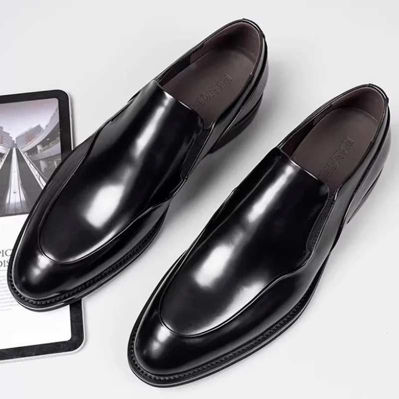 New style sheepskin lining oxford shoes High Quality Black Leather Loafers Slip-on Mens Dress Shoes Men's Business Casual Shoes
New style sheepskin lining oxford shoes High Quality Black Leather Loafers Slip-on Mens Dress Shoes Men's Business Casual Shoes