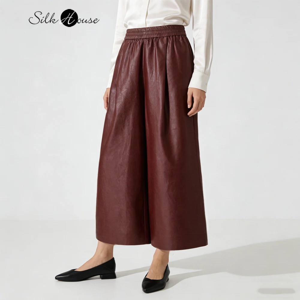 2026 Women's Fashion Spring Clothing 100% Natural Mulberry Silk Red Cloud Yarn Elastic Waist Pocket Design Casual Wide Leg Pants
2026 Women's Fashion Spring Clothing 100% Natural Mulberry Silk Red Cloud Yarn Elastic Waist Pocket Design Casual Wide Leg Pants