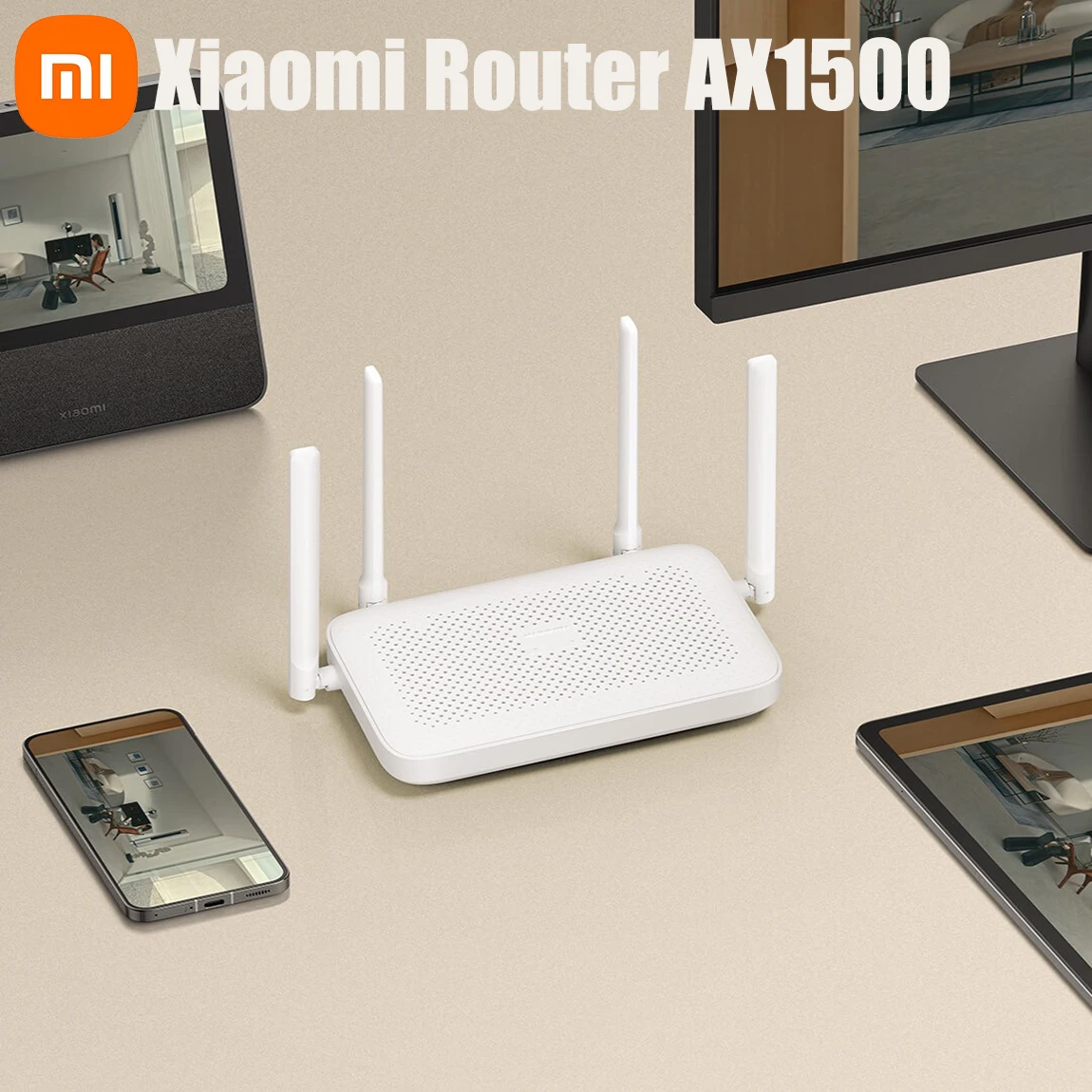 Xiaomi Router AX1500 2.4/5GHz 1500Mbps WiFi 6 Mesh System Work with Xiaomi Mijia Mi Home App Network Cable Wifi Extender
Xiaomi Router AX1500 2.4/5GHz 1500Mbps WiFi 6 Mesh System Work with Xiaomi Mijia Mi Home App Network Cable Wifi Extender