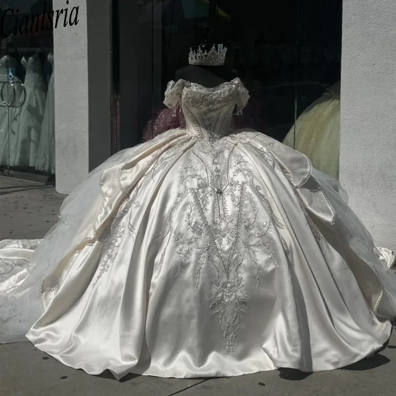 2025 бальное платье 15 лет Quinceanera платье с 3D аппликацией Robes De Soiree вечерние платья для женщин
2025 бальное платье 15 лет Quinceanera платье с 3D аппликацией Robes De Soiree вечерние платья для женщин