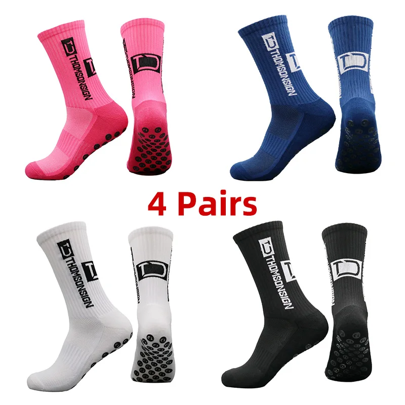 4 пары противоскользящих футбольных носков до середины икры, нескользящие футбольные и велосипедные спортивные носки для мужчин, теплые EU38-45
4 пары противоскользящих футбольных носков до середины икры, нескользящие футбольные и велосипедные спортивные носки для мужчин, теплые EU38-45