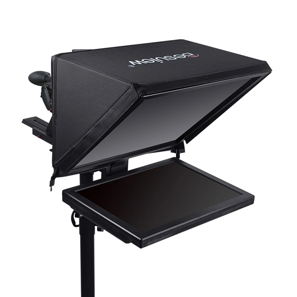 Desview Professional Broadcast Teleprompter T17 17 Inch HD Display Monitor 70/30 Beamsplitter Glass For Studio
Desview Professional Broadcast Teleprompter T17 17 Inch HD Display Monitor 70/30 Beamsplitter Glass For Studio