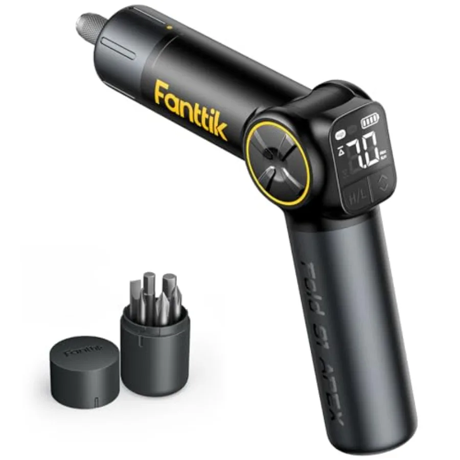 S1 APEX Electric Screwdriver Pivot Handle Screwdriver Max 7N.m High Torque 2 Speed Options 1/4''Hex Screen Interaction Tech Too
S1 APEX Electric Screwdriver Pivot Handle Screwdriver Max 7N.m High Torque 2 Speed Options 1/4''Hex Screen Interaction Tech Too