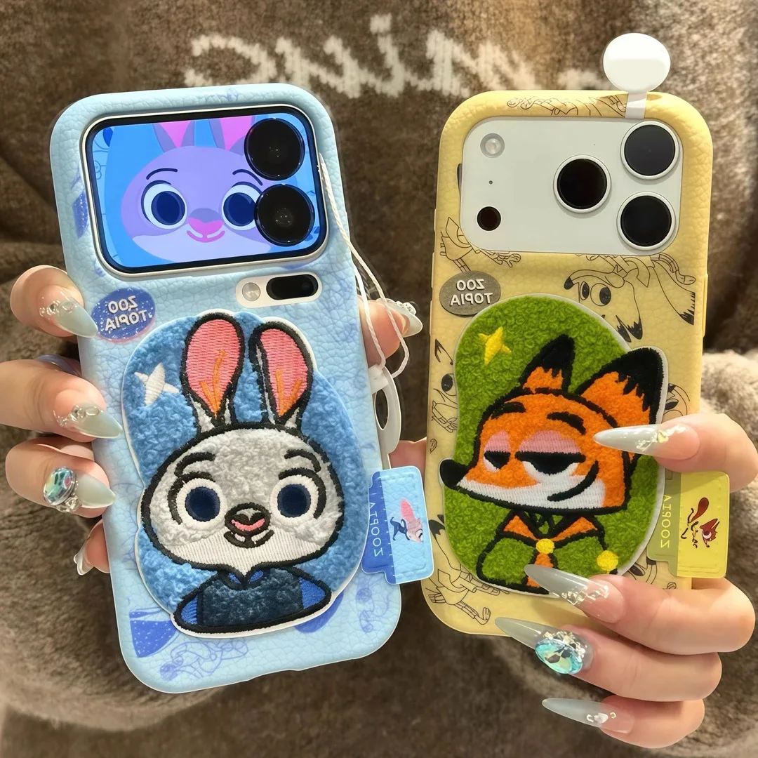 For Zootopia Phone Case Kawaii Stuffed Zoo Cartoon Grain Leather Soft Phone Case for iPhone 17 17 Pro Max 17Plus
For Zootopia Phone Case Kawaii Stuffed Zoo Cartoon Grain Leather Soft Phone Case for iPhone 17 17 Pro Max 17Plus