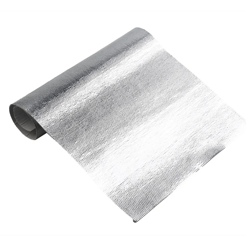 Car Exhaust Heat Shield Barrier Aluminum Fiberglass W/ Adhesive Layer 12 X 24inches Heat Wrap Tape Thermal Protection For Car
Car Exhaust Heat Shield Barrier Aluminum Fiberglass W/ Adhesive Layer 12 X 24inches Heat Wrap Tape Thermal Protection For Car