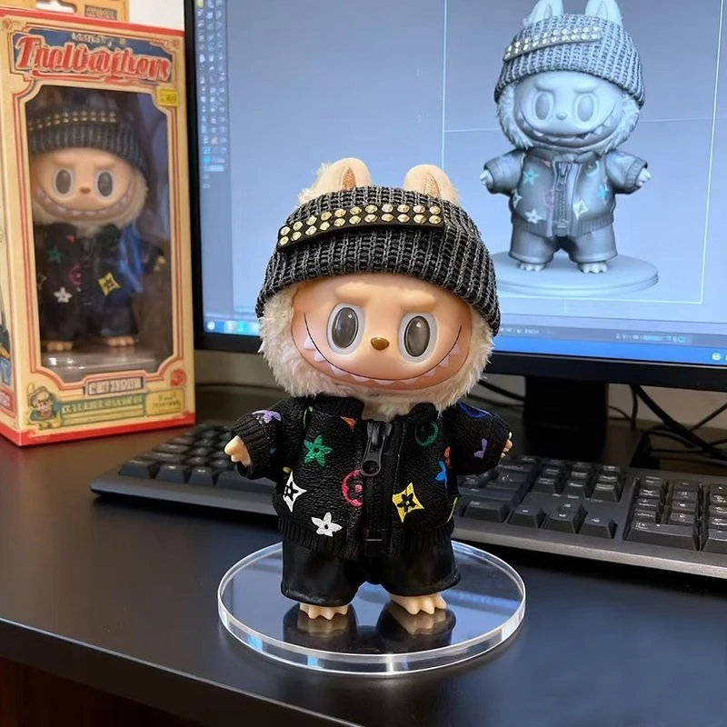 2025 for Labubu GD Trendy Brand Clothes Cool Vinyl Doll 17cm V1 V3 DIY Clothes Accessories Toys Gifts Decoration Pendant Set
2025 for Labubu GD Trendy Brand Clothes Cool Vinyl Doll 17cm V1 V3 DIY Clothes Accessories Toys Gifts Decoration Pendant Set