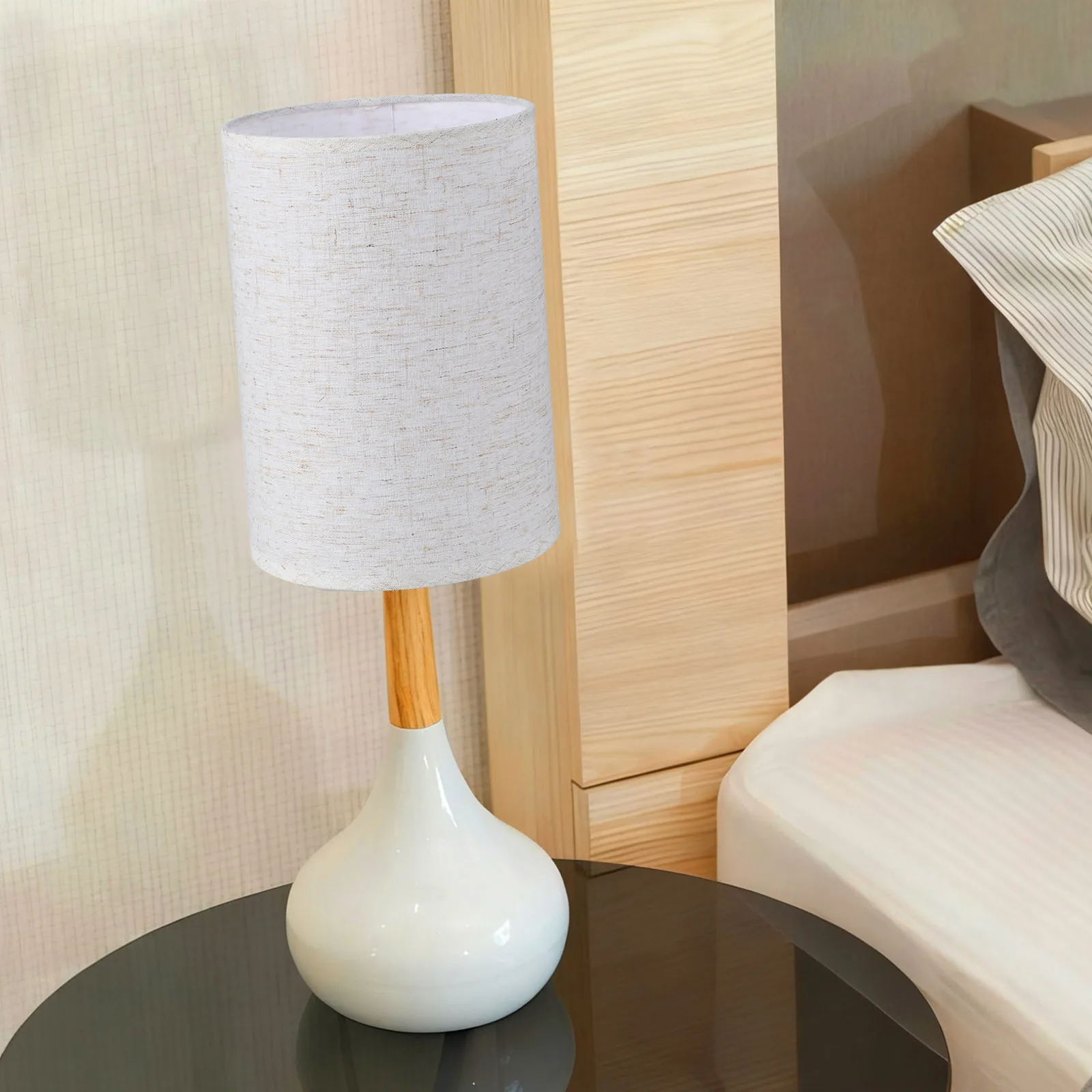 Round Table Lamp Shade Beige Linen Replacement Cover For Desk Floor Lamps Rustic Decorative Light Shade Bedroom Office
Round Table Lamp Shade Beige Linen Replacement Cover For Desk Floor Lamps Rustic Decorative Light Shade Bedroom Office