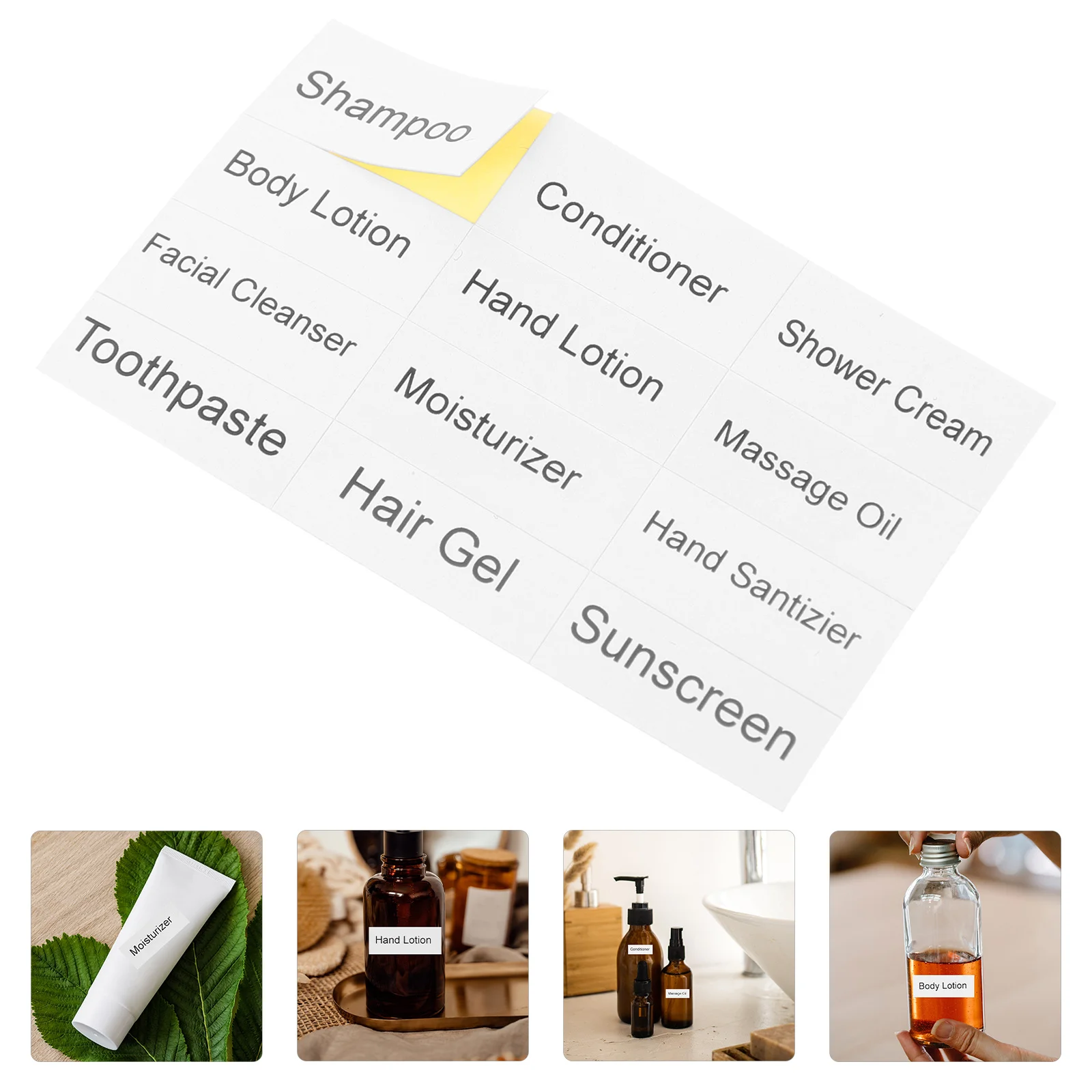 10 Sheets Sub Bottle Labels Refillable Sticker Travel Organizer Shampoo Bottle Classification Stickers
10 Sheets Sub Bottle Labels Refillable Sticker Travel Organizer Shampoo Bottle Classification Stickers
