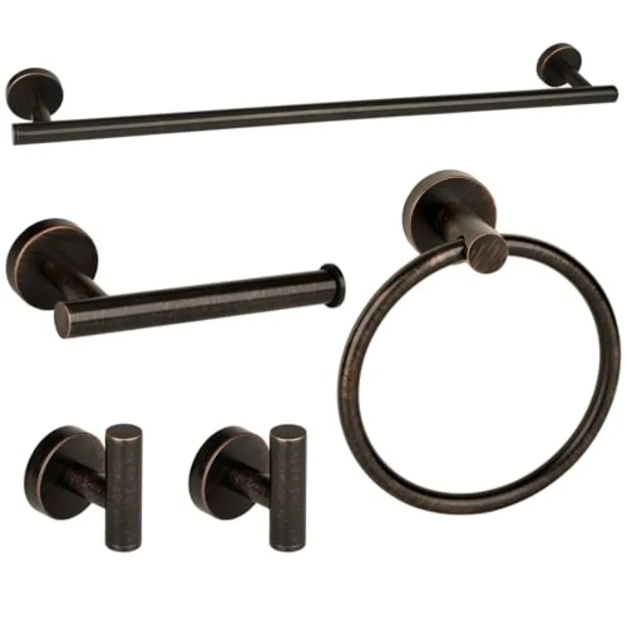 Bathroom Hardware Accessories Set 5 Pcs Stainless Steel Towel Bar Set 24 Inch Toilet Paper Holder Towel Ring Holder Towel Rack
Bathroom Hardware Accessories Set 5 Pcs Stainless Steel Towel Bar Set 24 Inch Toilet Paper Holder Towel Ring Holder Towel Rack