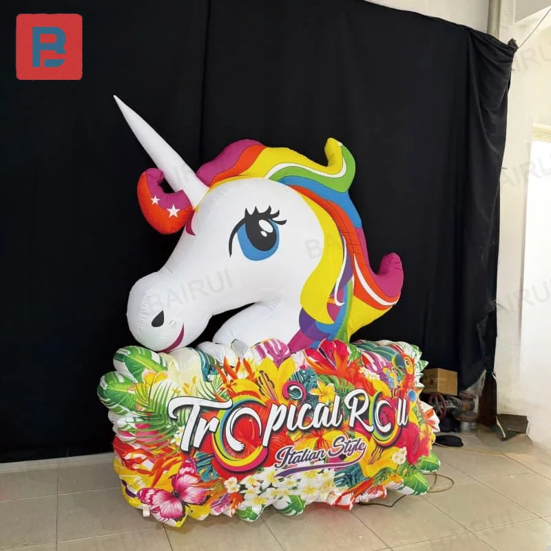 Inflatable unicorn head wall, suitable for outdoor party events, inflatable LED wall advertisement
Inflatable unicorn head wall, suitable for outdoor party events, inflatable LED wall advertisement