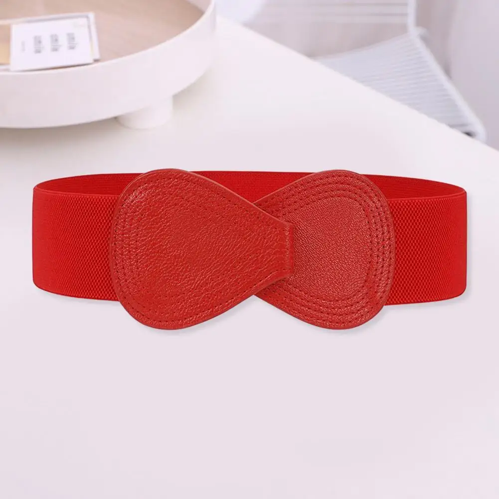 Slimming Faux Leather Belt Women Elastic Waist Belt Stylish Durable Women's Belts High Elasticity Cross Bow Design for Slimming
Slimming Faux Leather Belt Women Elastic Waist Belt Stylish Durable Women's Belts High Elasticity Cross Bow Design for Slimming
