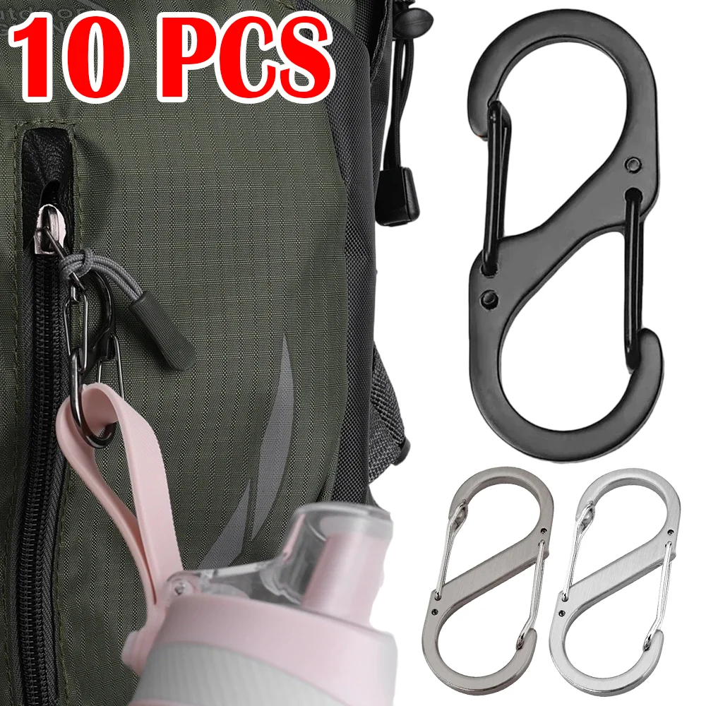 10Pcs Ultralight S Clips Eco-Zinc Alloy Keychain Fastener Camping Tools Multi-Purpose Backpack Clasp Hiking Mountaineering
10Pcs Ultralight S Clips Eco-Zinc Alloy Keychain Fastener Camping Tools Multi-Purpose Backpack Clasp Hiking Mountaineering