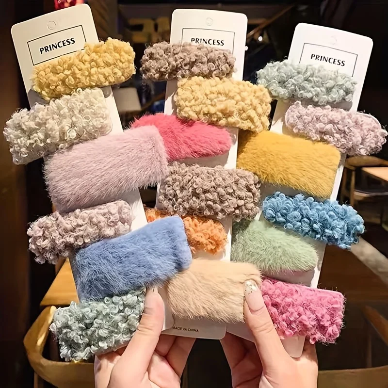 40 шт. плюшевых заколок для волос в богемном стиле с пушистыми волокнами – зажимы для челки и хвоста, разноцветные нескользящие заколки для кос
40 шт. плюшевых заколок для волос в богемном стиле с пушистыми волокнами – зажимы для челки и хвоста, разноцветные нескользящие заколки для кос