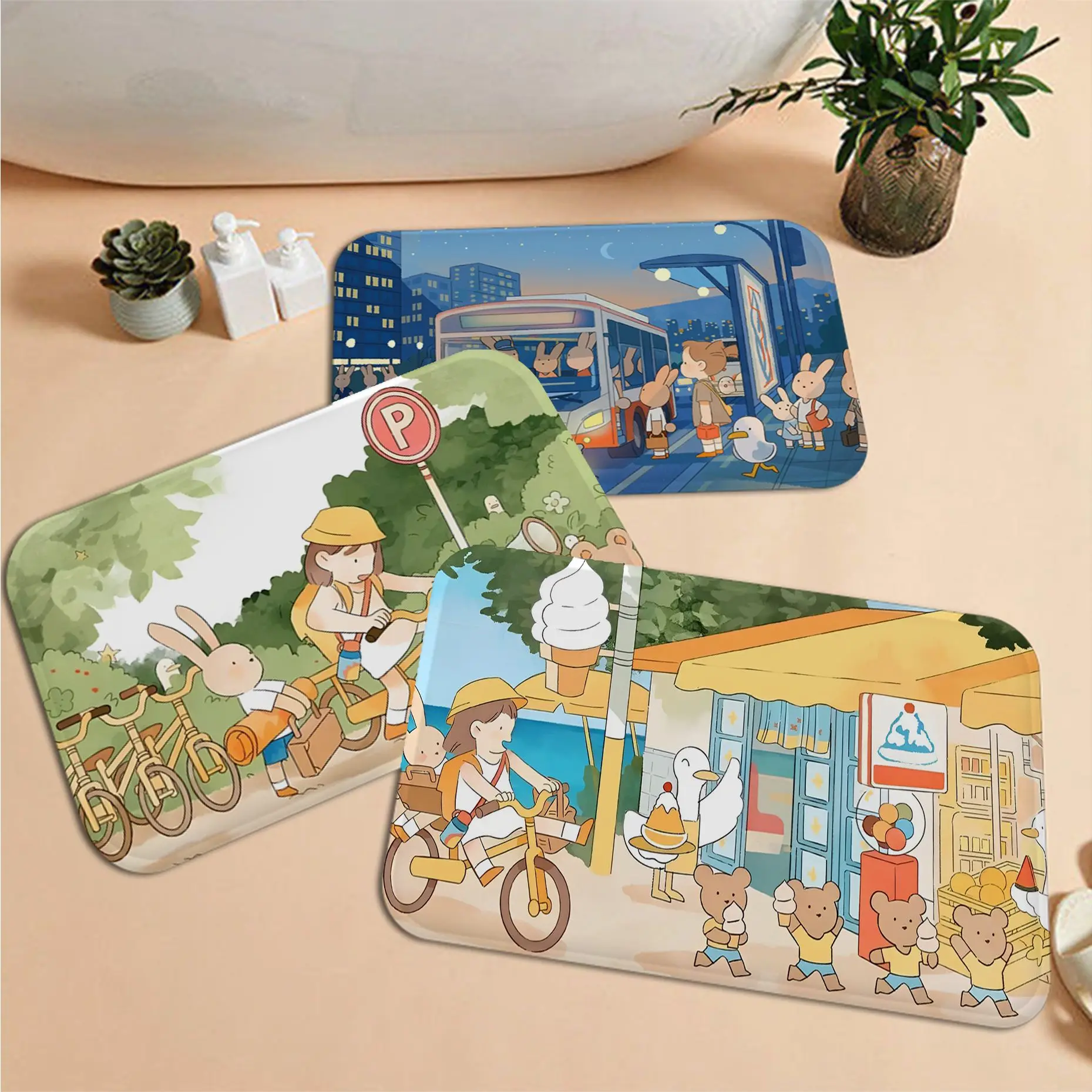 Anime Cartoon Floor Mat Rectangle Anti-slip Home Soft Badmat Front Door Indoor Outdoor Mat Modern Home Decor
Anime Cartoon Floor Mat Rectangle Anti-slip Home Soft Badmat Front Door Indoor Outdoor Mat Modern Home Decor