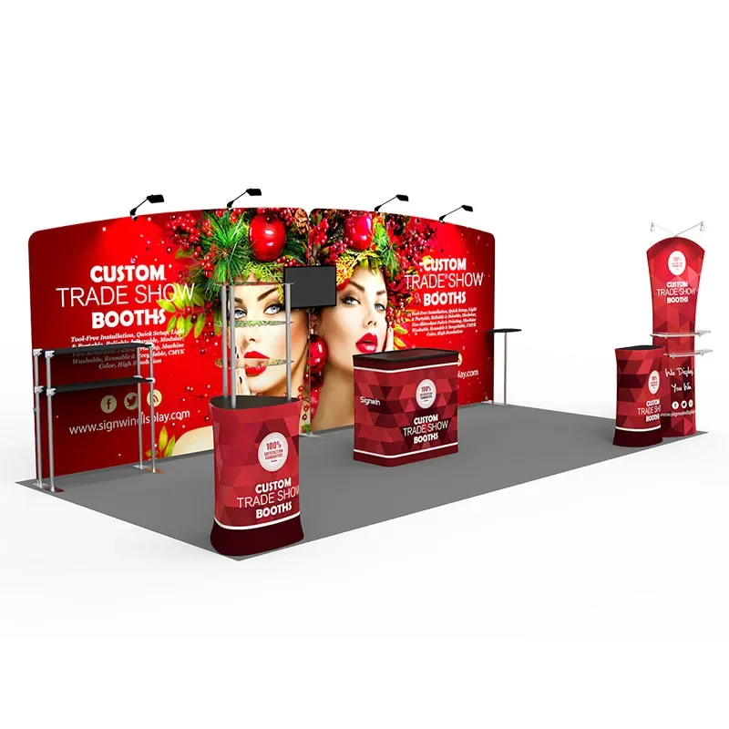 -Выставная будка Портативная натяжная ткань Рекламный дисплей Автоматическая термоусадочная всплывающая стойка для дисплея
-Выставная будка Портативная натяжная ткань Рекламный дисплей Автоматическая термоусадочная всплывающая стойка для дисплея