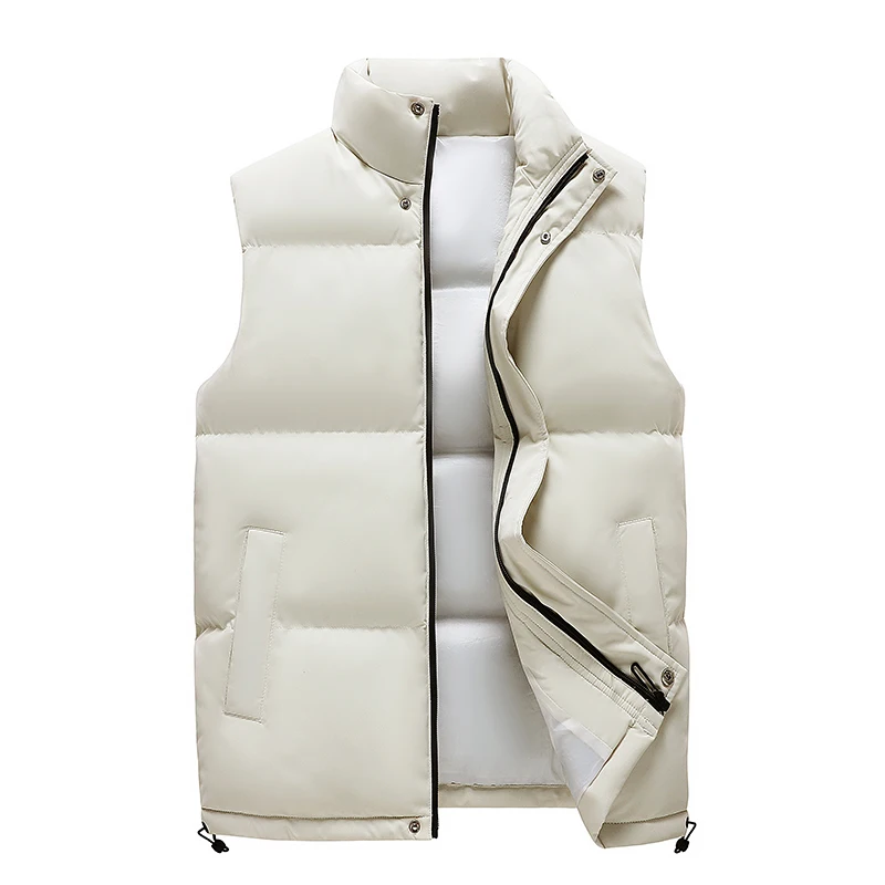 Spring Autumn Warm Vests for Men Fashion Solid Color Sleeveless Men Jacket Outdoor Stand Collar Windproof Male Clothing Zipper
Spring Autumn Warm Vests for Men Fashion Solid Color Sleeveless Men Jacket Outdoor Stand Collar Windproof Male Clothing Zipper