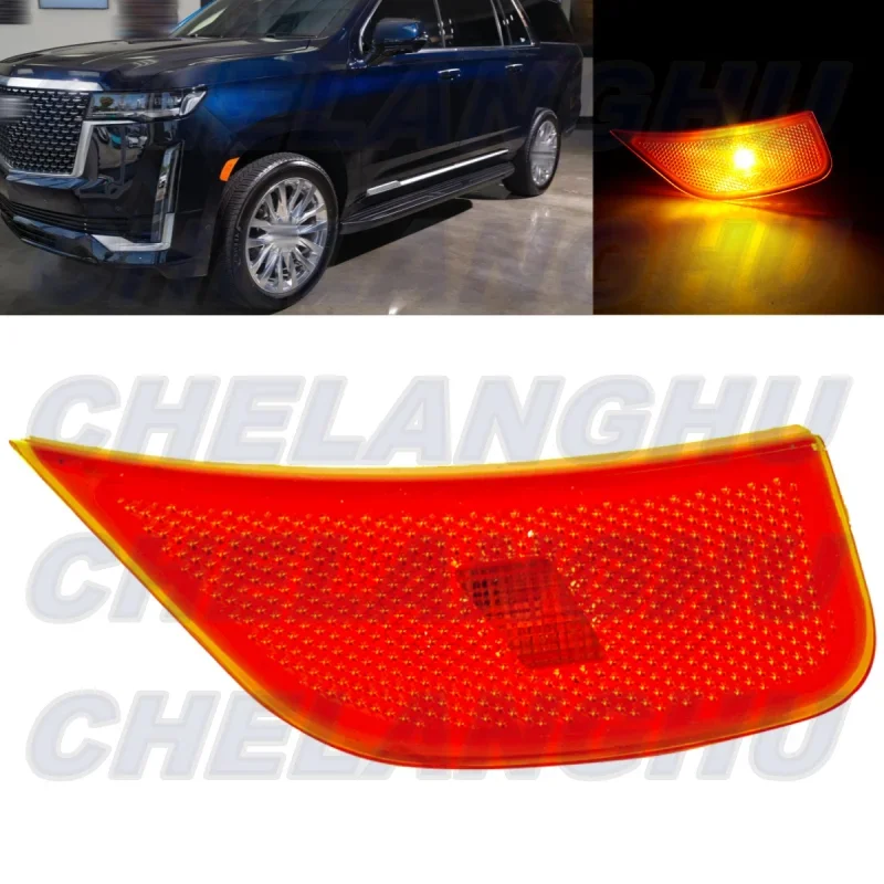 For Cadillac Escalade / Escalade ESV (5th Gen) 2021 2022 2023 Left Side Front bumper Reflector Light Lamp With Bulbs 84776452
For Cadillac Escalade / Escalade ESV (5th Gen) 2021 2022 2023 Left Side Front bumper Reflector Light Lamp With Bulbs 84776452